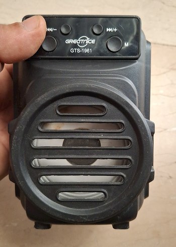 GRECTnICE GTS-1961 Siyah Bluetooth Hoparlör - Görsel 4