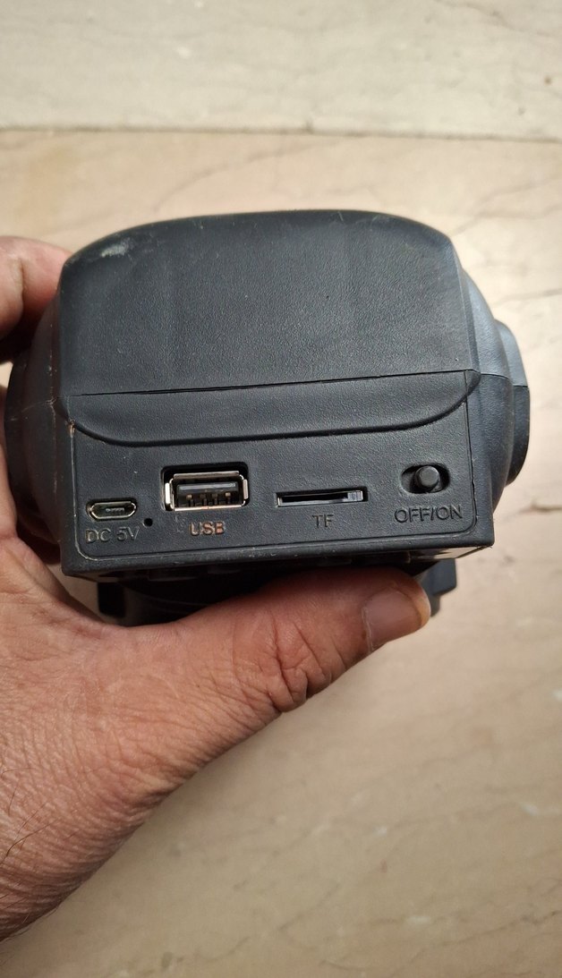 GRECTnICE GTS-1961 Siyah Bluetooth Hoparlör - Görsel 3