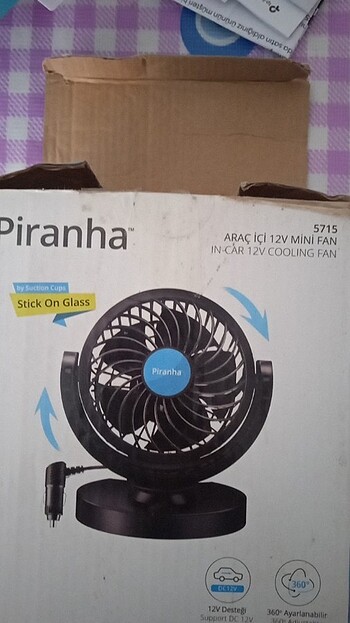 Araç içi mini fan - Görsel 2