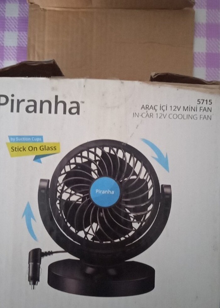 Araç içi mini fan - Görsel 2