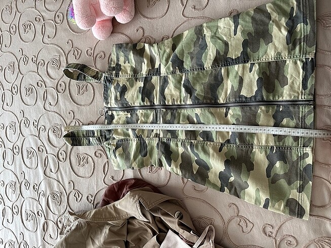 xxl Beden H&M kamuflaj mini elbise