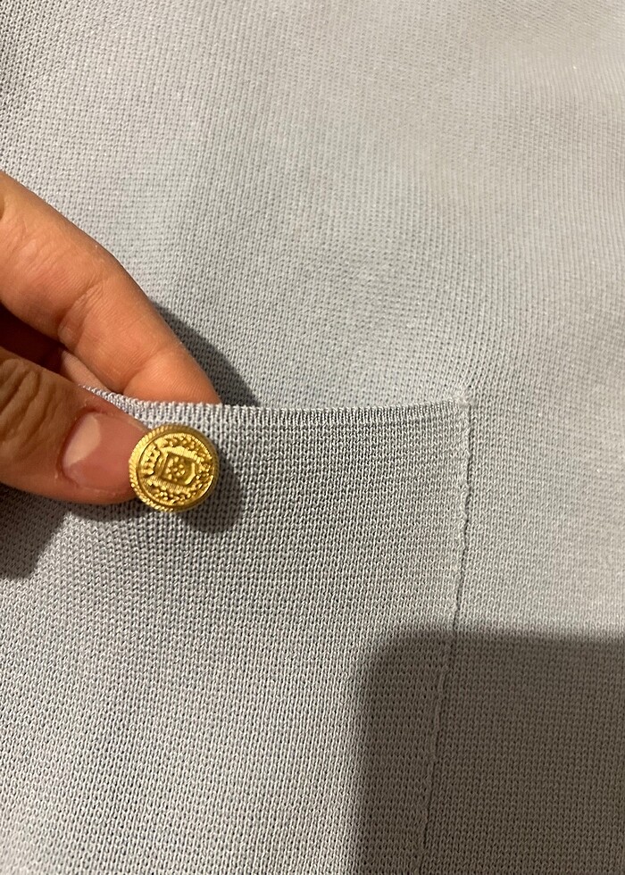 ZARA Bebe Mavi Hırka - Görsel 5