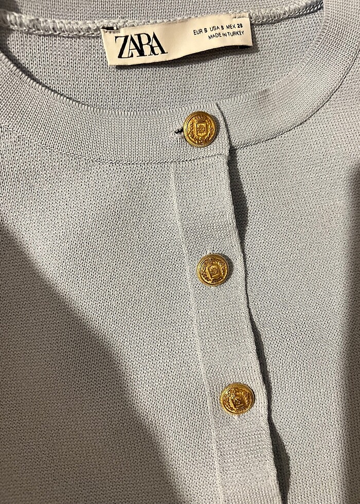 ZARA Bebe Mavi Hırka - Görsel 4