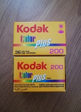 İKİ ADET KODAK COLOR PLUS 200 36 POZ 2012 BAYATI 