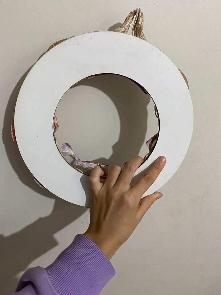 Mor Pastel Deniz Kabuklu Hoşgeldiniz Kapı Süsü - Görsel 2