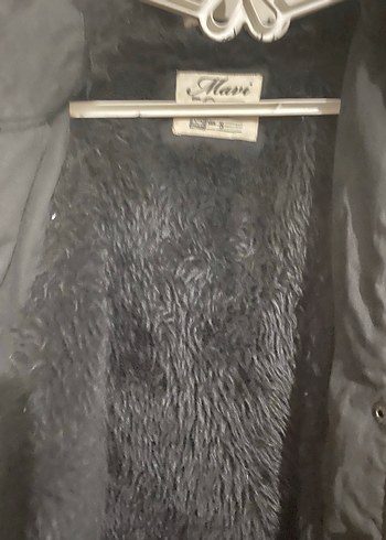 Siyah Kürklü Midi Kadın Mont - Görsel 5