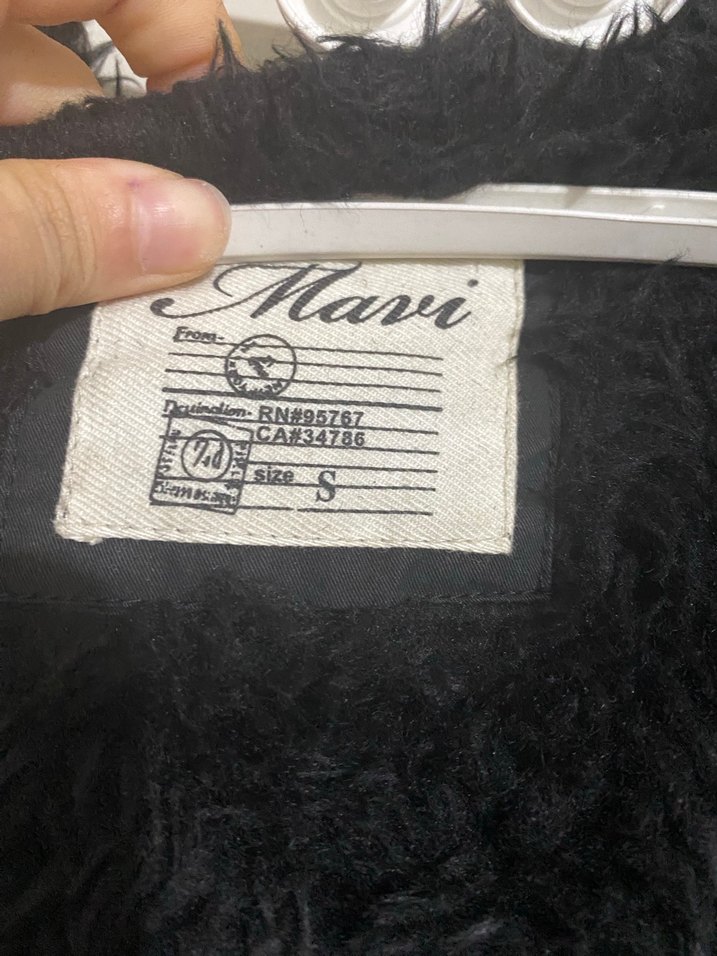 Siyah Kürklü Midi Kadın Mont - Görsel 2