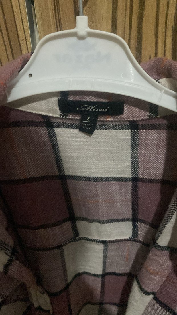 Düğmeli Salaş Uzun Kollu Kadın Gömlek - Görsel 2