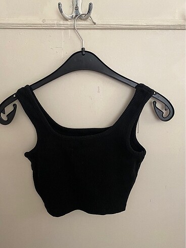 standart beden siyah crop