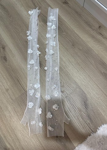 Alfabeta Straplez Mini Gelinlik, Çiçek Detaylı
