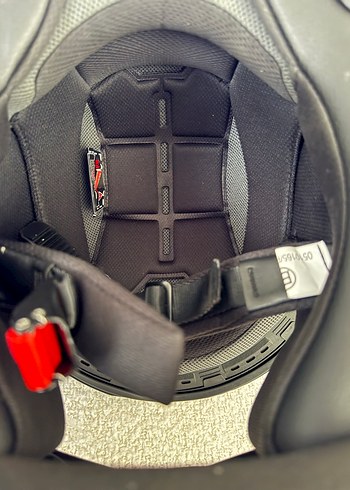 Parlak Siyah NERVE Biker Motosiklet Kaskı - Görsel 3