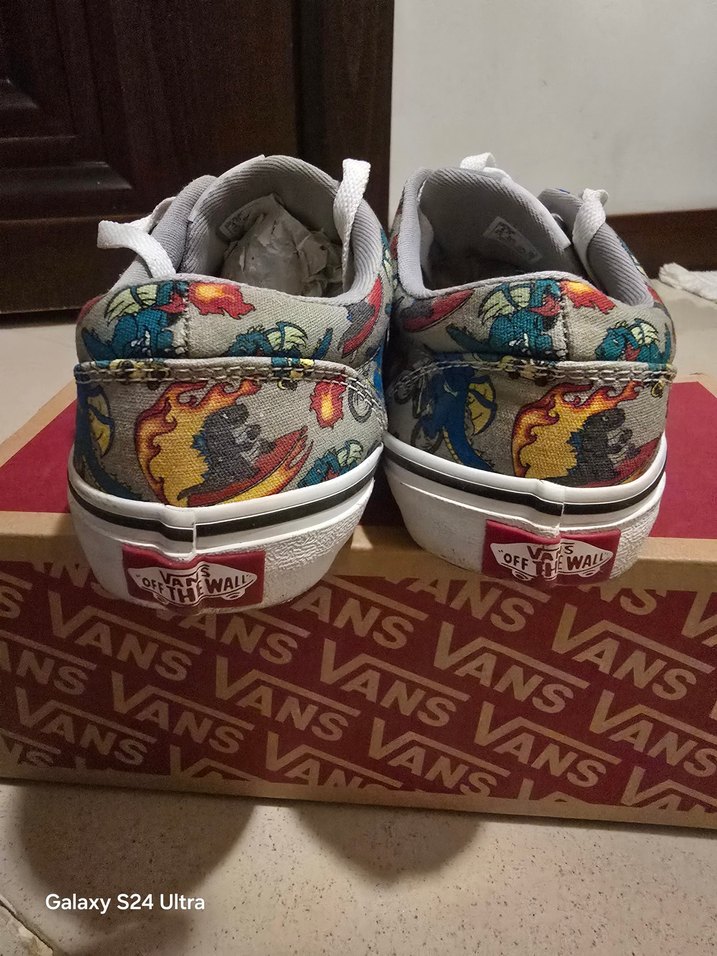 Renkli Desenli Vans Çocuk Spor Ayakkabı - Görsel 2