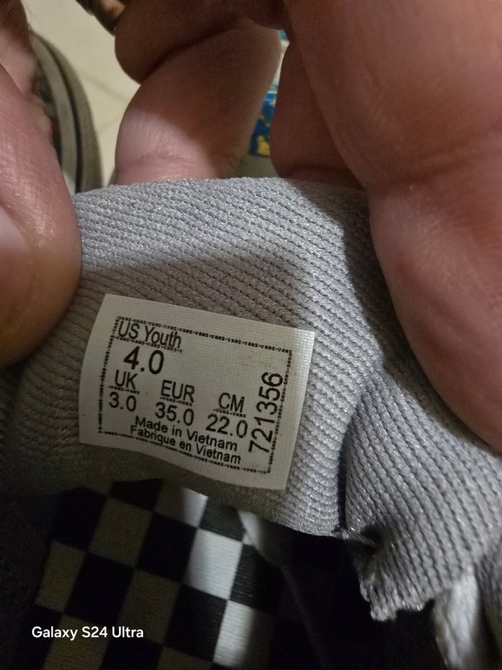 Renkli Desenli Vans Çocuk Spor Ayakkabı - Görsel 3