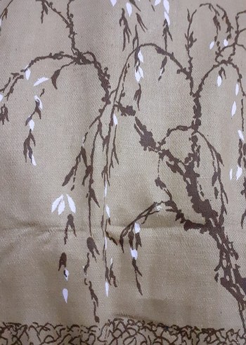 Kahverengi Desenli Masa Örtüsü - Görsel 6