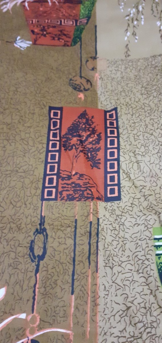 Kahverengi Desenli Masa Örtüsü - Görsel 4