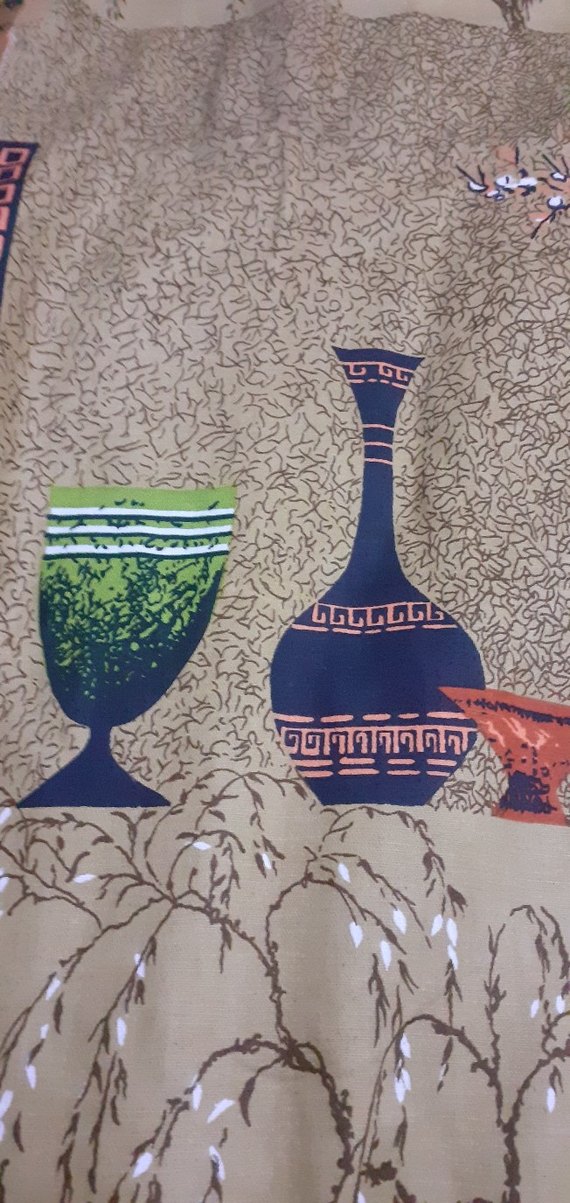 Kahverengi Desenli Masa Örtüsü - Görsel 2