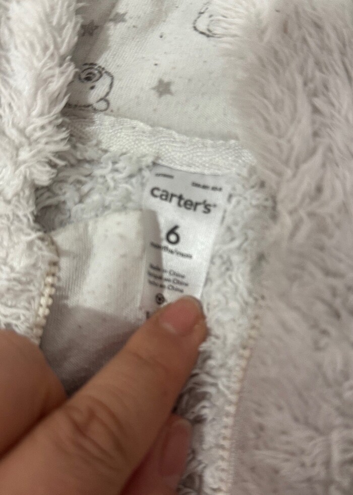 Carters peluş tulum - Görsel 5