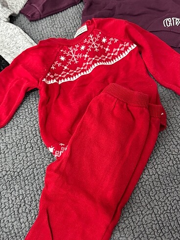 3-6 Ay Beden çeşitli Renk Bebek sweat seti