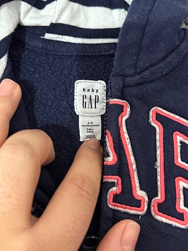 3-6 Ay Beden lacivert Renk GAP sweatshirt