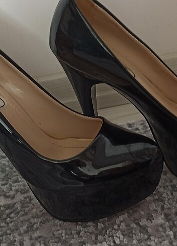 Zara Platform topuklu ayakkabı stiletto rugan