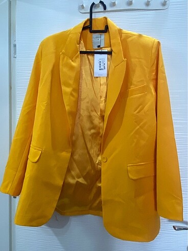 Quzu turuncu blazer