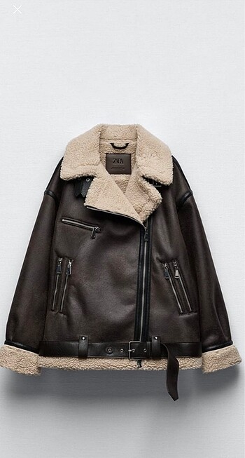 Zara Zara kemerli astar detaylı ceket