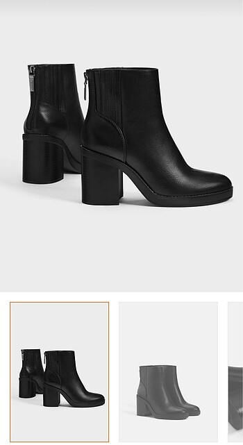 Bershka Kadın Siyah Bot