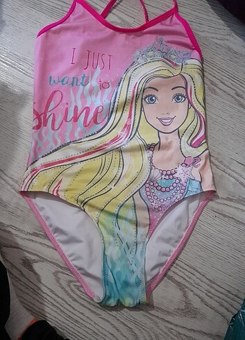 Barbie marka kiz çocuk mayo