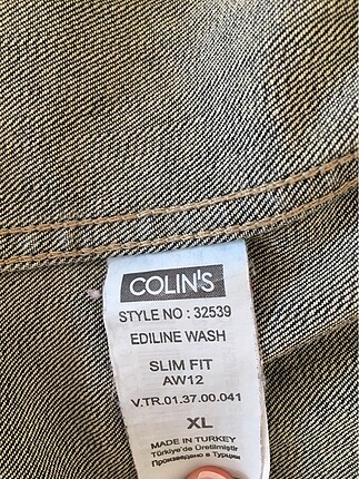 xl Beden colins kot ceket