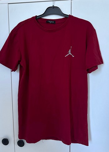 Jordan Bordo Erkek Kısa Kollu Tişört
