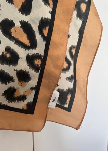 Mango Kahverengi Leopar Desenli Kadın Fular - Görsel 2