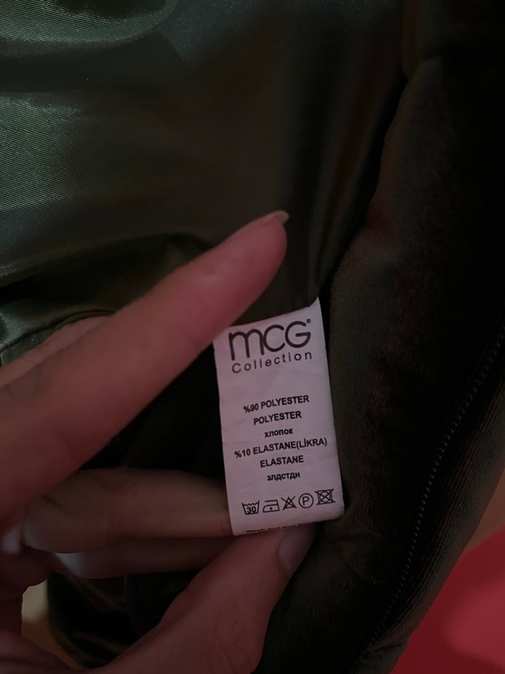 Parlak Yeşil Kadın Mini Mont - Görsel 4