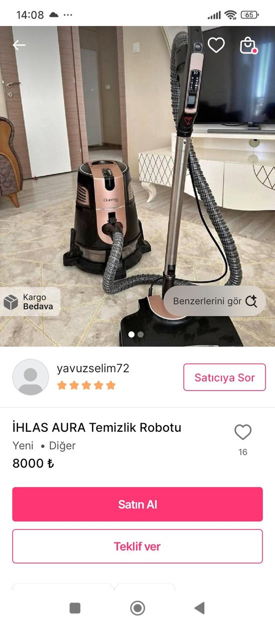 sakin bu satıcıdan bir şey almayın dolaricidir - Görsel 2