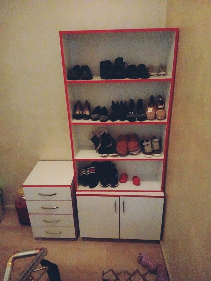 Renkli Pembe Çocuk Dolabı - Görsel 3