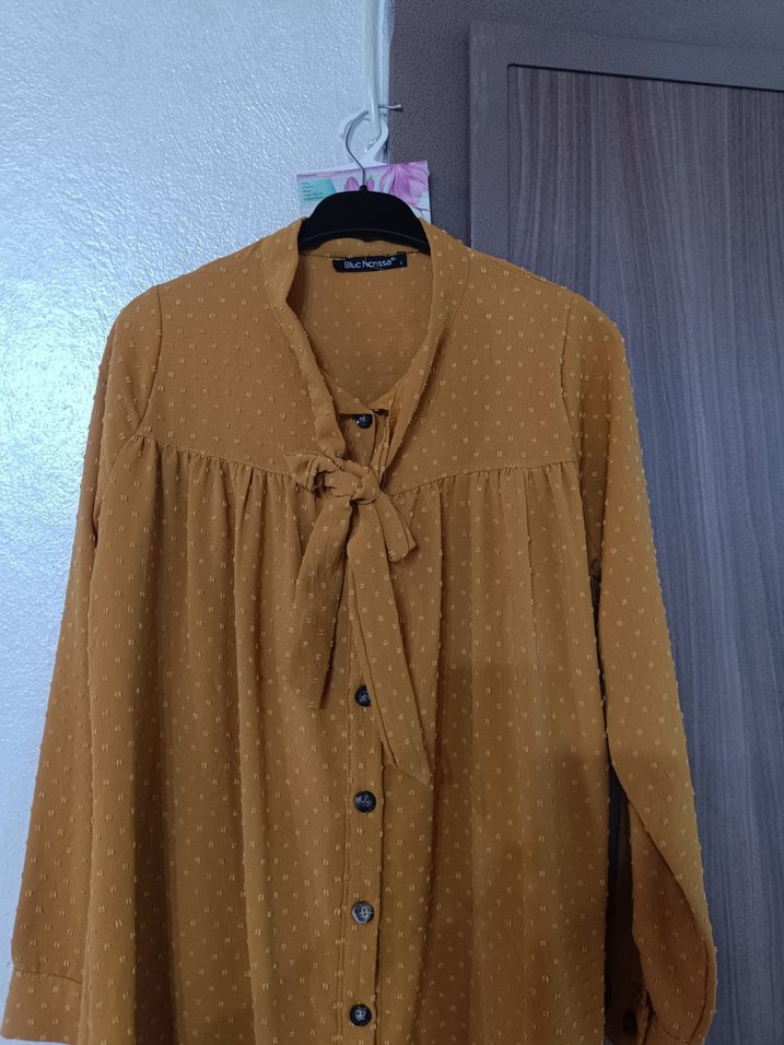 Düğmeli Uzun Kollu Bohem Tunik - Görsel 3