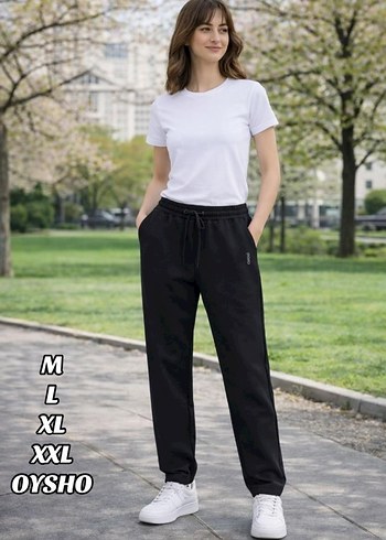 Mavi Rahat Kesim Kadın Eşofman Altı - Görsel 2