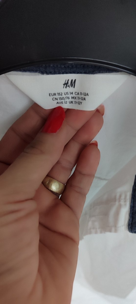 Erkek Çocuk Kısa Kollu Beyaz Pamuk Gömlek - Görsel 3