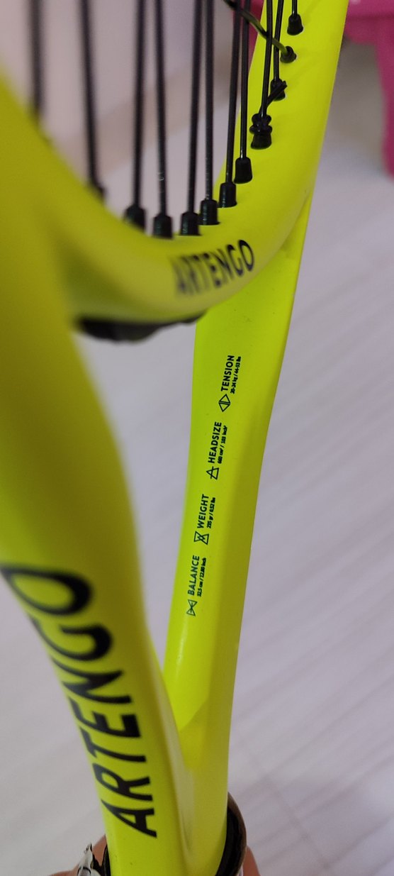 Renkli Sarı Tenis Raketi artengo - Görsel 4