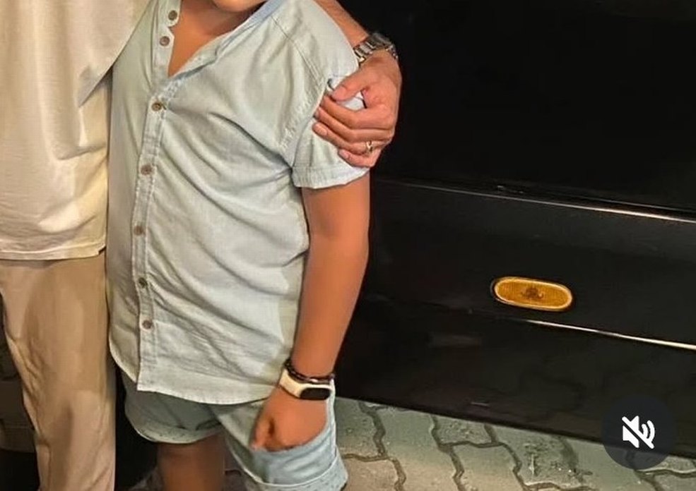 Mavi Kısa Kollu Erkek Keten Gömlek - Görsel 4