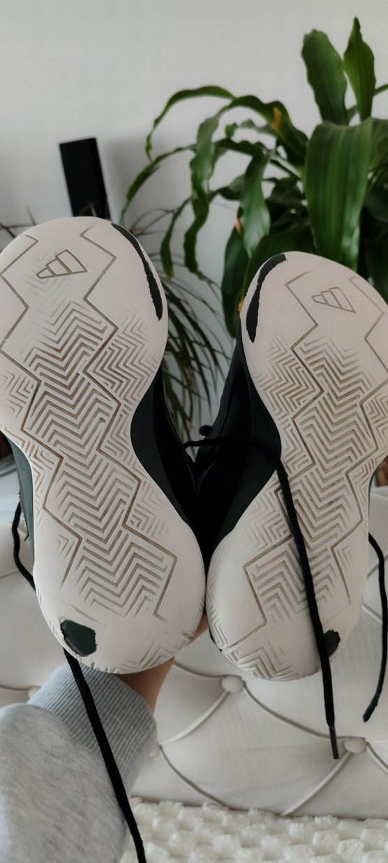 Adidas Siyah Gri Bağcıklı Basketbol Ayakkabısı - Görsel 4