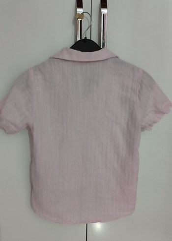 Erkek Çocuk Keten Kısa Kollu Gömlek 9 10 yaş - Görsel 2