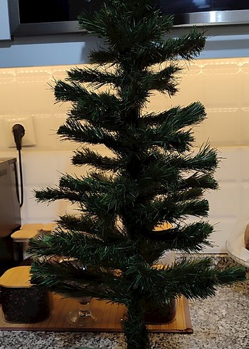 Koyu Yeşil Mini Yılbaşı Ağacı 80 cm - Görsel 2