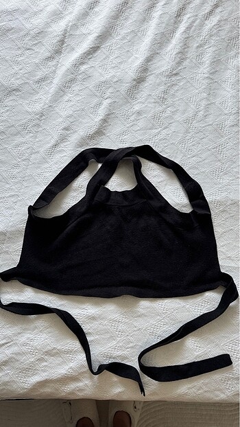 Stradivarius Sırt dekolteli crop