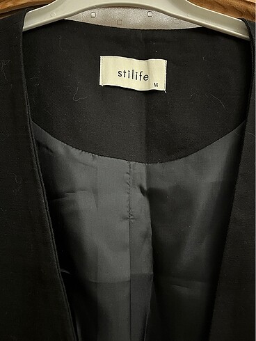 Keten siyah yelek - Görsel 2