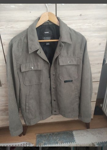 Bershka Haki Suet Ceket