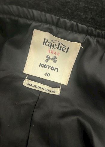 Koton Koton Pembe Düğmeli Ceket