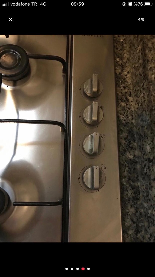 Gri 4 Gözlü Ocak - Görsel 5