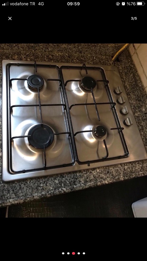 Gri 4 Gözlü Ocak - Görsel 4