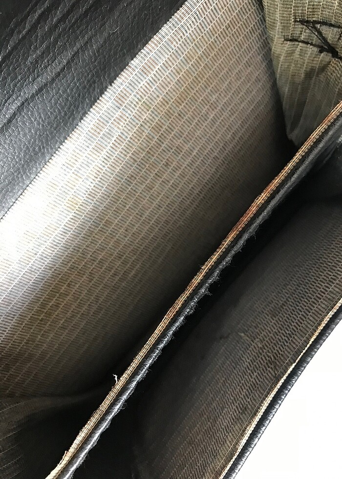 Leoparlı siyah çanta - Görsel 3