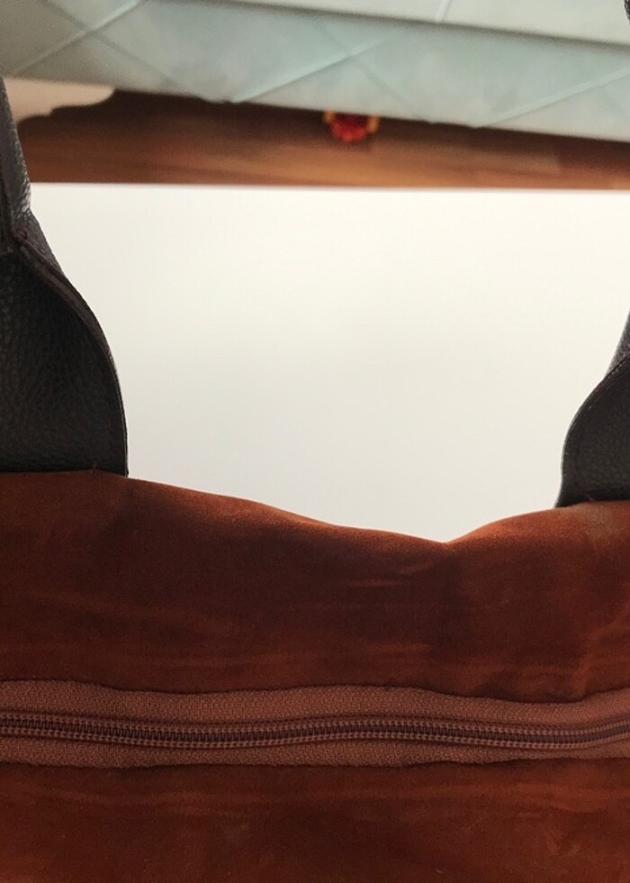 Kahverengi kol çantası - Görsel 4